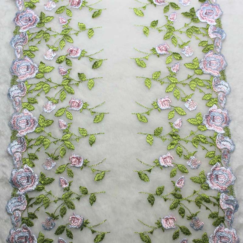 28Yards Bilateral Rose Floral  - Guipure Lace Panel 评论和价格