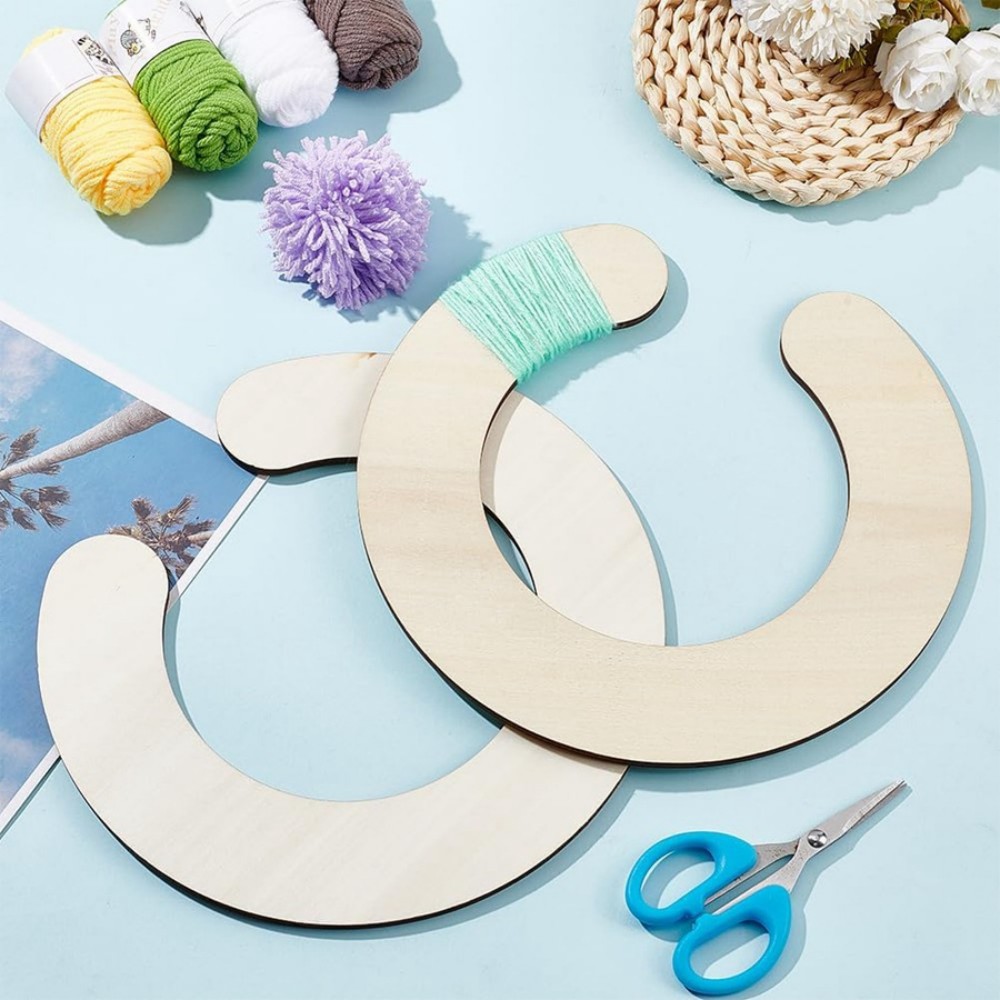 2pcs Wooden Pom Pom Maker Set  - Pom Pom Maker Tool 评论和价格