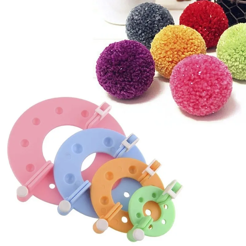 8PCS 4Sizes Fluff Ball Weaver  - Pom Pom Maker Tool 评论和价格